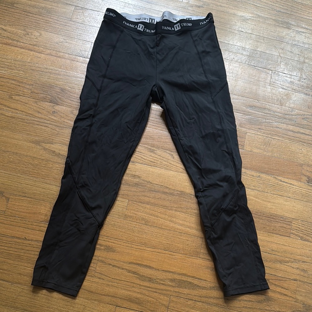 Ivanka Trump Black Joggers Casual Sweatpants NEW